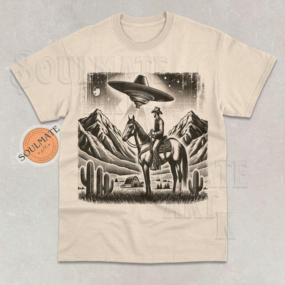 Ufo Western Vuitino Shirt Ufo Western Vuitino Shirt